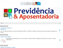 Tablet Screenshot of previdenciaposentadoria.com